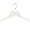 NAHANCO Equinox Acrylic Shirt Hanger, 17", Clear