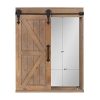 Kate and Laurel Cates Wood Wall Storage Cabinet