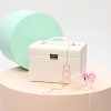 Vlando Faux Leather Jewelry Box Organizer, 6 Colors Available