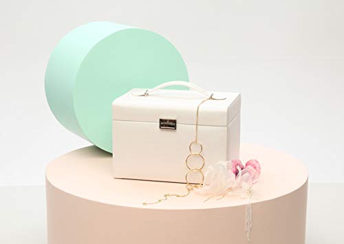 Vlando Faux Leather Jewelry Box Organizer, 6 Colors Available
