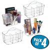 mDesign Plastic Makeup Storage Organizer Caddy Tote