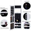 KING BIRD Jewelry Organizer Lockable Jewelry Armoire Storage Holder Box