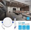 TORCHSTAR 6-Pack 4" 10W LED Low Profile Dimmable Slim LED Downlight