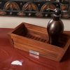 AquaTeak The Original Moa Teak Bathroom Guest Towel & Amenities Tray