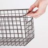 mDesign Bathroom Metal Wire Storage Organizer Bin Basket Holder