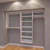 Modular Closets 7.5 FT Plywood Closet Organizer System