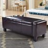 Giantex 43" Rectangular Storage Ottoman Bench