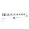 Umbra Flip 8-Hook Wall Mounted Floating Coat Rack