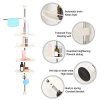 uxcell Constant Tension Corner Shower Caddies Rack Shelf