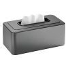 mDesign Modern Metal Tissue Box Cover for Disposable Paper Facial Tissues