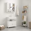 VASAGLE Mirror Cabinet, Medicine Cabinet with Adjustable Shelf
