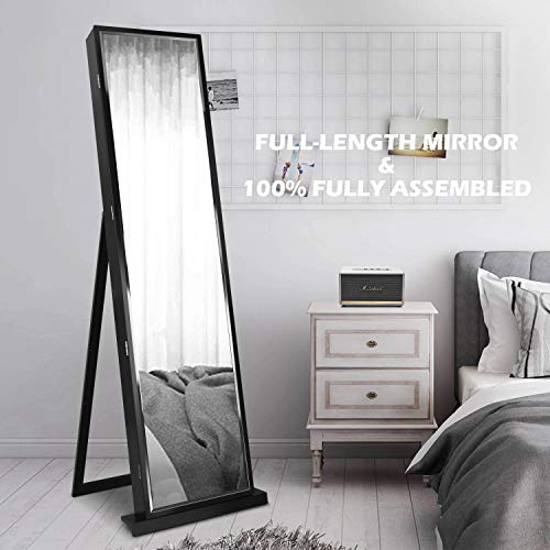 79 LED Jewelry Armoires,Jewelry Storage Cabinets,Standing Wall Jewelry Organizer