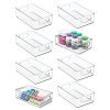 mDesign Stackable Plastic Storage Organizer Container Bin