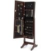 Best Choice Products Full Length Tilting Mirrored Cabinet Jewelry Armoire