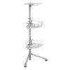 Maximize Shower Organization with OXO Good Grips Stainless Steel Corner Standing Shower Caddy – No Tools Needed
