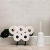 East World Dog Toilet Paper Holder Free Standing and Wall Mount