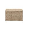 Household Essentials Decorative Wicker Chest with Lid for Storage