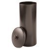 iDesign Kent Plastic Toilet Paper Tissue Roll Reserve Canister