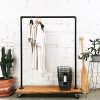 FOF Industrial Pipe Clothing Rack Garment Rack Pipeline Vintage Rolling Rack