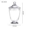 Whole Housewares Clear Glass Apothecary Jars-Cotton