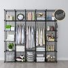 GEORGE&DANIS Wire Storage Cubes Metal Shelving Unit Portable Closet