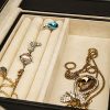 HEZALA Large Jewelry Organizer - 6 Layer - Protoplasm PU Leather Jewelry Box