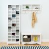 Prepac Shoe Storage Cabinet, 36 Pair Rack, White