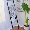 Towel/Blanket Ladder - Rustic Decorative Metal Leaning Ladder Rack