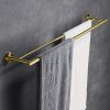 Hoooh Double Bath Towel Bar 36-Inch Stainless Steel Hand Towel Rack