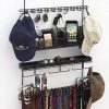 Longstem Men's #9200 Over the Door/Wall Belt Tie Valet Organizer