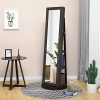 SONGMICS 360° Rotatable Jewelry Organizer Cabinet Armoire