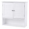 TANGKULA Wall Cabinet Medicine Cabinet Wood Collection