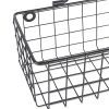 DII Vintage Wire Wall Basket, Medium, Gray