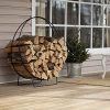 Uniflame Log Hoop with 1/2" Solid Stock, Black