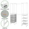 mDesign Modular Closet Organizer System, Storage Unit