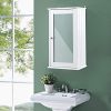 TANGKULA Mirrored Bathroom Cabinet Wall Mount Storage Cabinet