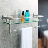 Alise Shower Glass Shelf SUS Stainless Steel Bathroom Shelf