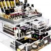 Sorbus Acrylic Cosmetic Makeup and Jewelry Storage Case Display