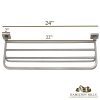 Modern Flat Brushed Nickel Towel Rack | Clean Lines & Premium Quality