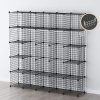 GEORGE&DANIS Wire Storage Cubes Metal Shelving Unit Portable Closet