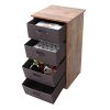 Iwell Wooden Dresser Storage Tower with Removable 4-Drawer Chest