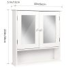 HOMFA Bathroom Wall Cabinet Multipurpose Kitchen Medicine Storage