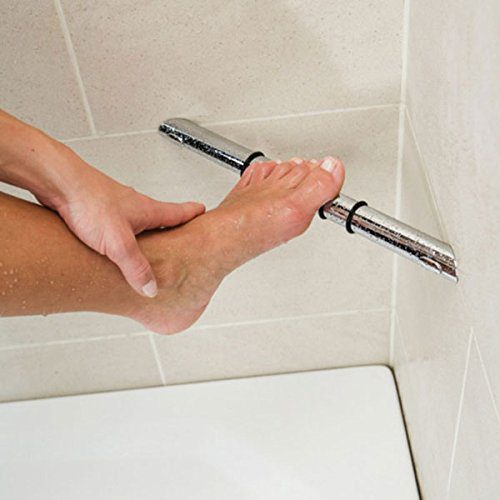 Sanliv Corner Shower Foot Rest Wall Mounted Hotel Bathroom Shower Step