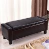 Giantex 43" Rectangular Storage Ottoman Bench