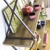 AVIGNON HOME Rustic Floating Wood Shelves 3-Tier Wall Mount Hanging Shelves