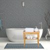 Ollieroo Bamboo Shower Bench Seat Wooden Spa Bench Stool