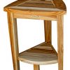 EcoDecors Oasis Shower Stool, Natural