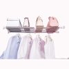 Hershii Tension Shelf Expandable Rod Closet System Heavy Duty Clothes
