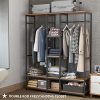 Tribesigns Double Rod Free Standing Closet Organizer