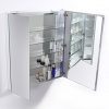 Fresca 30" Wide x 36" Tall Bathroom Medicine Cabinet